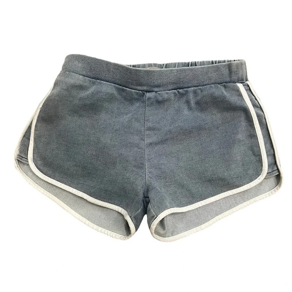 NWT Tractr Dolphin Denim Dyed Girl’s Track Shorts - Picture 1 of 8